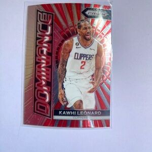 2023-24 Panini Prizm KAWHI LEONARD DOMINANCE PARALLEL #18 LOS ANGELES CLIPPERS🔥